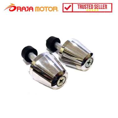 RajaMotor Jalu Setang Stir Suzuki Thunder Alumunium Model Kerucut - Chrome Perak