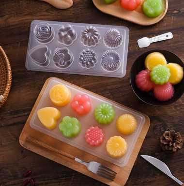 Cetakan Puding Jelly Tart Motif Lucu Tahan Panas PP Food Grade / Cetakan Puding Plastik / Cetakan Ag