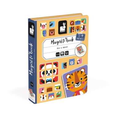 Janod - Mix & Match Animal Magnetic Book