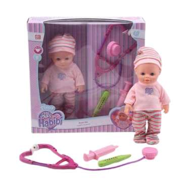 Mainan Boneka Emco Baby Habibi Doctor Set