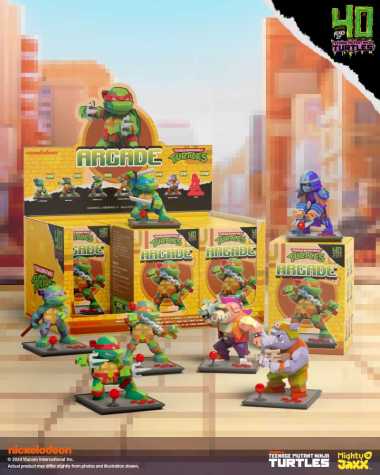 Mighty Jaxx Arcade: Teenage Mutant Ninja Turtle TMNT Tray of 6