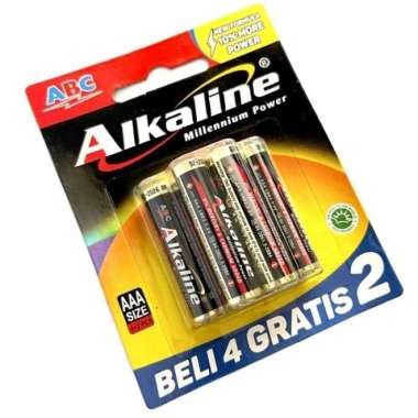 Battery alkaline AA/AAA alkaline abc (4+2) - AAA - AA AAA