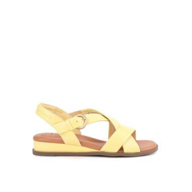 Hush Puppies Sandal Wanita Jolly Ankle Strap Yellow 6 Yellow