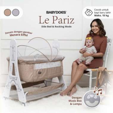 Baby Box Babydoes Le Pariz / Tempat Tidur Ayun Bayi GREY
