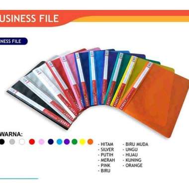 Bussines File Folio Kantong Esbee / Map Plastik Snelhecter (12 pcs) Pink