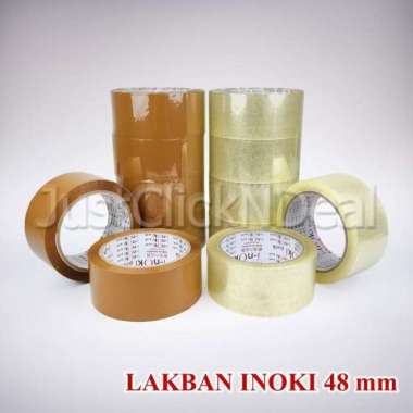 Lakban Inoki setara Daimaru 48mm x 90 yard Bening