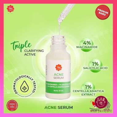 Viva Acne Serum Anti Jerawat Serum Jerawat Niacinamide Salicylic Acid Centella Asiatica 20ml
