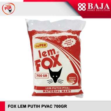 Lem FOX Putih / Lem PVAc / Lem Kayu Kertas / Lem Plamir 700gr