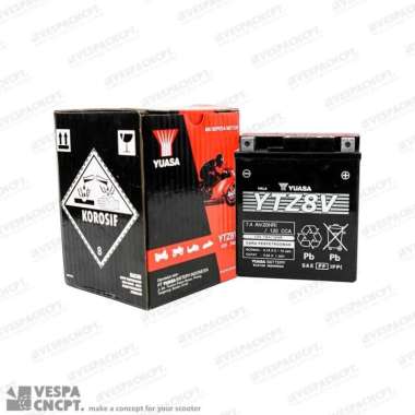 Accu Yuasa Ytz8v Aki Vespa Sprint Primavera Lx S Gts 125 150cc 2v 3v Ige