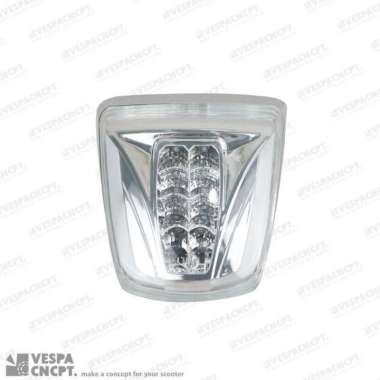 Stoplamp Led Running Clear Model Zelioni Slim Vespa Sprint Primavera