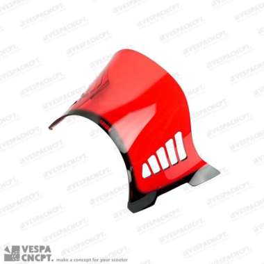 Windshield Sport Screen Sectbill Red Vespa Gts 3v 4v Iget 150 - 300cc Sportscreen Gts 3v Iget