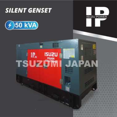Genset Isuzu 50 KVA Diesel Silent Generator / Genset Silent Japan Technology