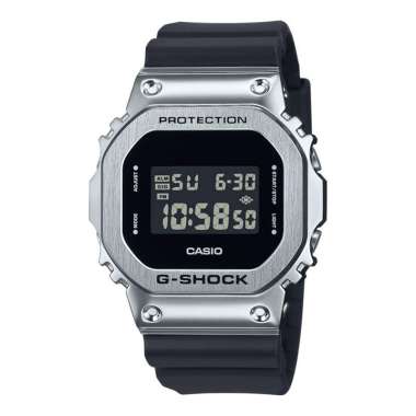 CASIO ORIGINAL - CASIO G-SHOCK G-STEEL GM-5600U-1DR GM 5600U 1D- JAM TANGAN PRIA JAM PRIA - Resin G 