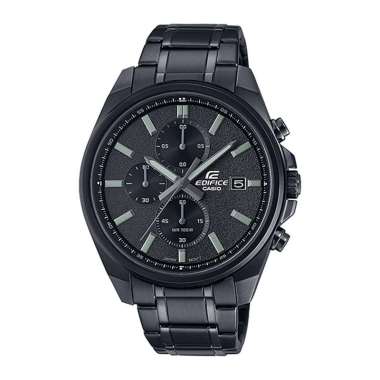 Casio Edifice EFV-610DC-1AVUDF - Jam Tangan Pria Chronograph Stainless Steel Hitam 43.8mm