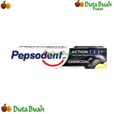 duta buah pepsodent action123 charcoal 160 gram