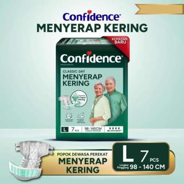 Confidence Classic Day Popok Dewasa Perekat L7
