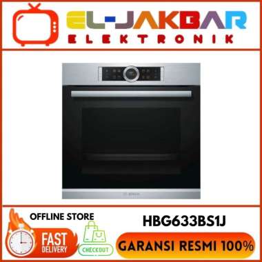 OVEN BOSCH HBG633BS1J BUILT IN OVEN STAINLESS STEEL SERIE 8 NEW
