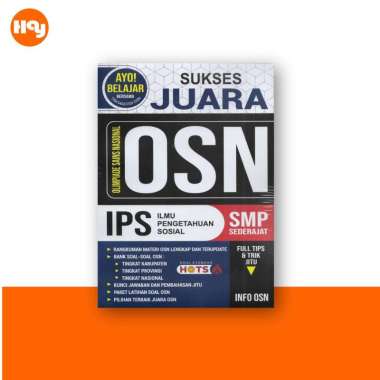 Buku OSN Olimpiade Sains Nasional sukses juara OSN IPS SMP - Graha Publika