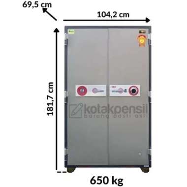 Brankas ICHIBAN HS 808A Kunci Manual