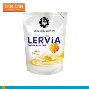Lervia Sabun Susu Cair Plus Honey 400ml (438306)
