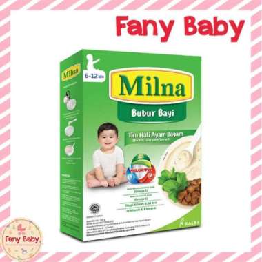 MILNA BUBUR BAYI HATI AYAM BAYAM 6-12BLN 120GR
