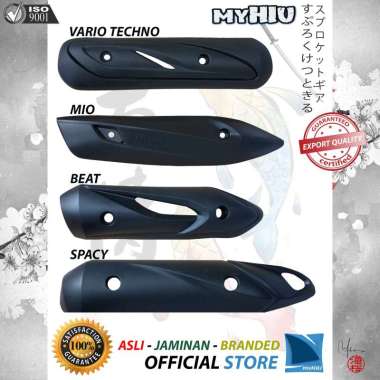 Pelindung Knalpot Motor Aman Stylish Tahan Panas Tahan Lama - Motorcycle Muffler Cover myHIU YAMAHA 