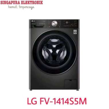 LG Mesin Cuci 1 Tabung Bukaan depan 14kg FV-1414S5M