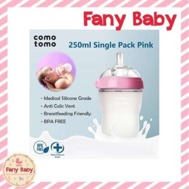 Comotomo Baby Bottle 150ml & 250ml Single 150Ml Pink