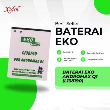 BATERAI EKO ANDROMAX Q1 (L138190) BERGARANSI