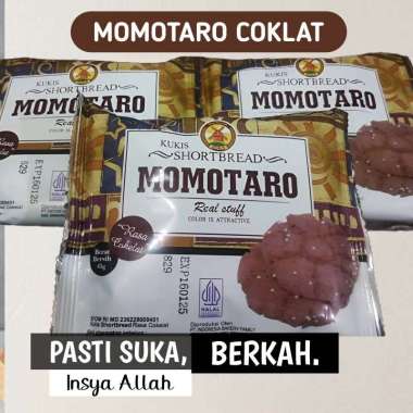Jual Momotaro Cookies Shortbread 45gr Aoka Cookies Rasa Coklat - Haaniyyakoe
