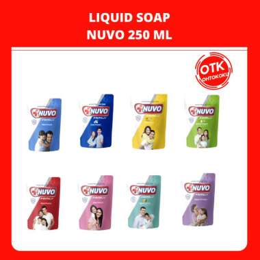 NUVO LIQUID BODY WASH SABUN CAIR 250ML ALL VARIAN pink