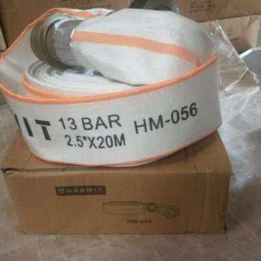 FIRE HOSE HARMIT PVC CANVAS 13 BAR + COUPLING 2.5"x20M