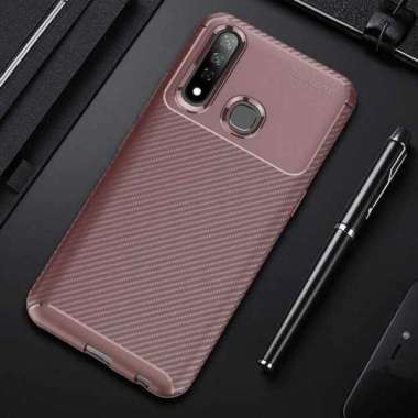 Original Case Shockproof Case Vivo Z1 Pro Soft Case Vivo Z1 Pro Case Cokelat