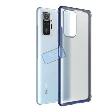 Case Xiaomi Redmi Note 10 Pro Fuze Frosted Anti Crack Baby Skin Casing Redmi Note 10 Pro Case Biru