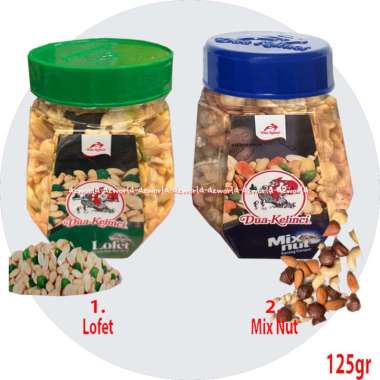 Dua Kelinci 150gr Lofet Kacang 2 Kelinci Daun Jeruk Kemasan Botol Hijau Biru Mix Peanut Kacang 2.