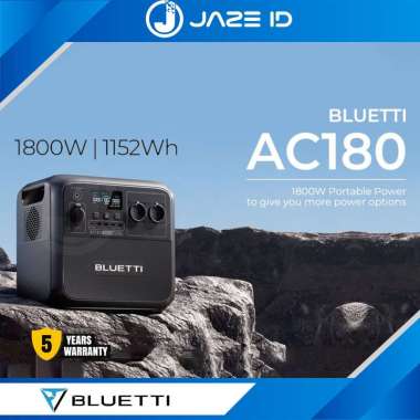 Bluetti AC180 Portable Power Station 1800W Power Bank Besar Powerbank