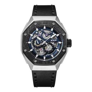 JAM TANGAN PRIA ORIGINAL EXPEDITION 6818 EXF6818 EXF 6818 BLACK SILVER DIAL BLUE DIAMTR 4.8CM CT KL