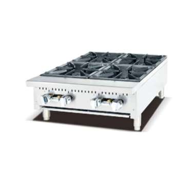 WINTECH WTH-CG4-24 COUNTERTOP GAS KOMPOR 4 TUNGKU / GAS 4 OPEN BURNER - KOMPOR RESTO 4 TUNGKU