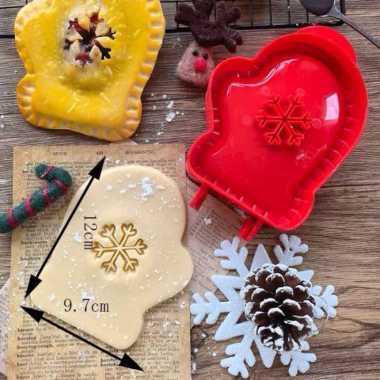 Cetakan Pie Natal| Christmas Pie Mold | Cookie Cutter Natal CP-GLOVE