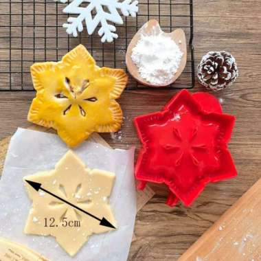 Cetakan Pie Natal| Christmas Pie Mold | Cookie Cutter Natal CP-SNOW