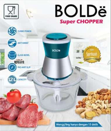 Bolde Super Chopper 1.2 Liter Food Chopper Stainless Penggiling Daging