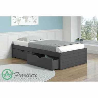 Tempat Tidur Anak Modern Minimalis Grey
