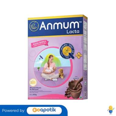 ANMUM LACTA KHUSUS IBU MENYUSUI RASA COKLAT 200 GRAM BOX