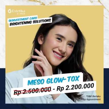 Skinvestment Card Meso Glow-Tox - Estetika dr. Affandi