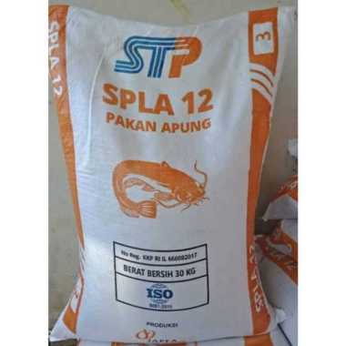 1 Sak Karung 30 Kg Pakan STP SPLA12 SPLA 12 - 1 2 3 Pakan Ikan Budidaya Makanan Pelet ikan lele, mas