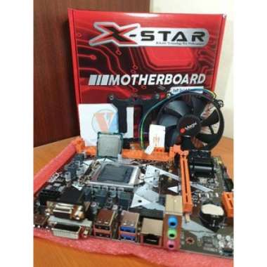 paket intel i5 2400 2500 mobo H61 B75 dan fan i5 baru garansi Mobo H61