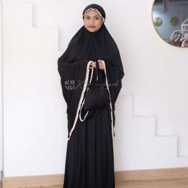 KOYU MUKENA Hemat Terbaru ATTAYA Lace BLACK