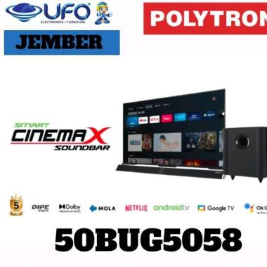 POLYTRON 50BUG5058 UHD TV 4K LED TV GOOGLE TV 50 INCH