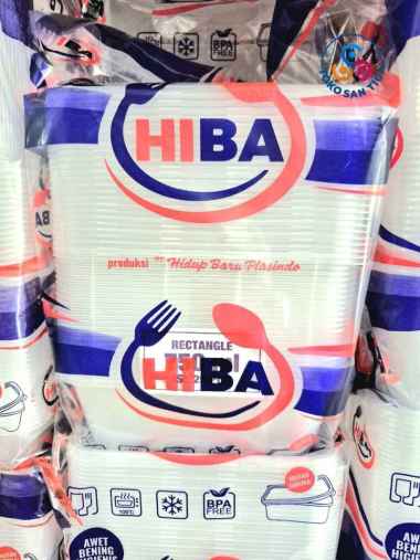 Hiba Thinwall Rectangle 750 ml isi 25 pcs