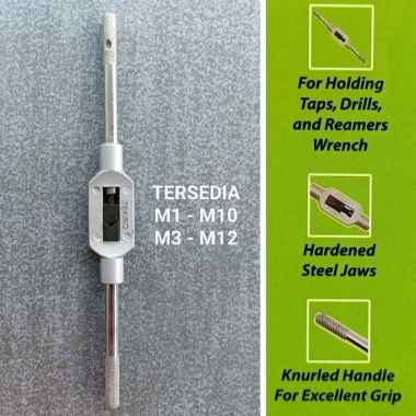Tekiro Handle Tap Alat Gagang Stand Alat Pemutar Tap Manual Untuk Tap Ulir Tap Balik M1 - M10